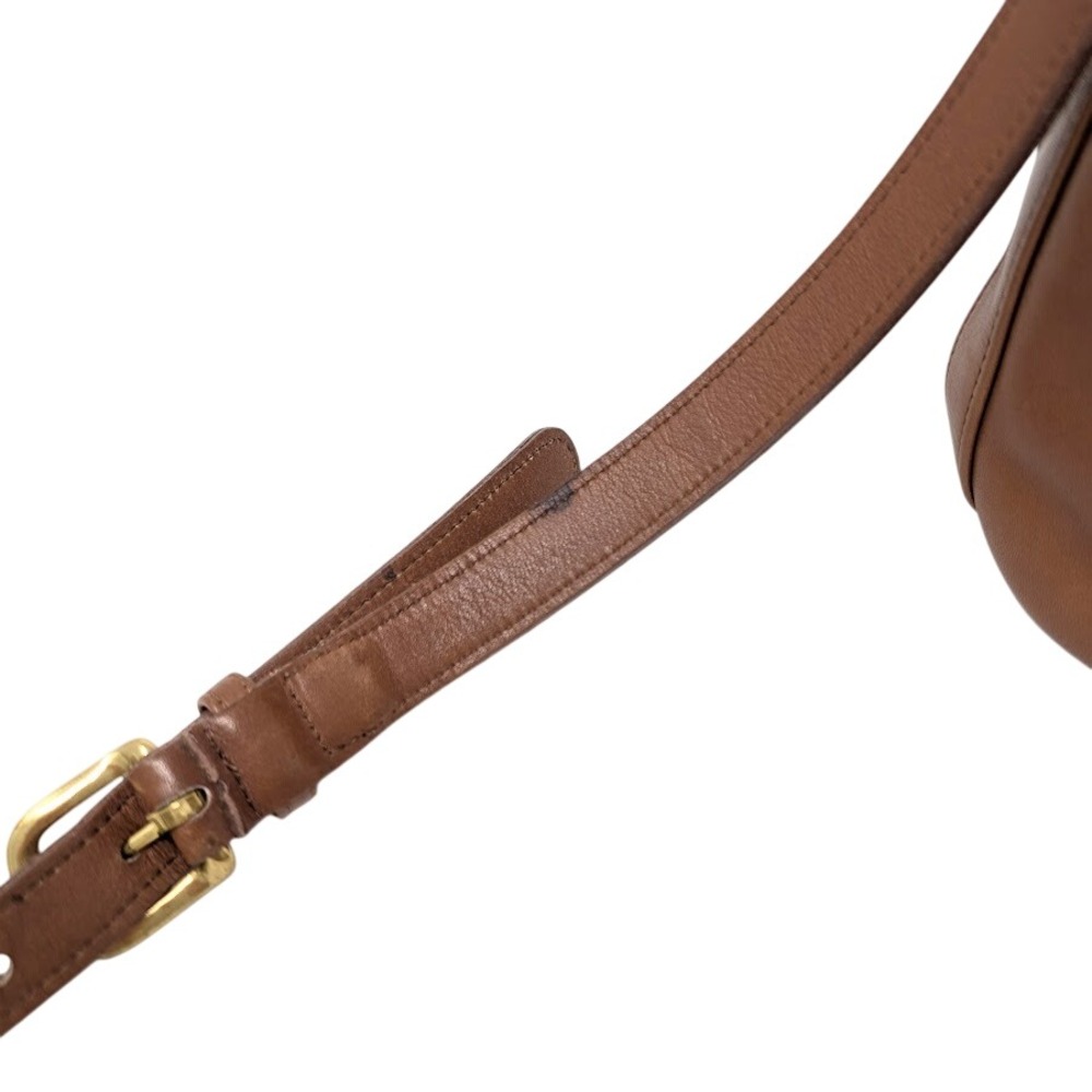 Vintage Coach 4021 Drawstring Pocket Bucket Bag Cocoa Brown Leather Rare 1990s - Picture 9 of 12
